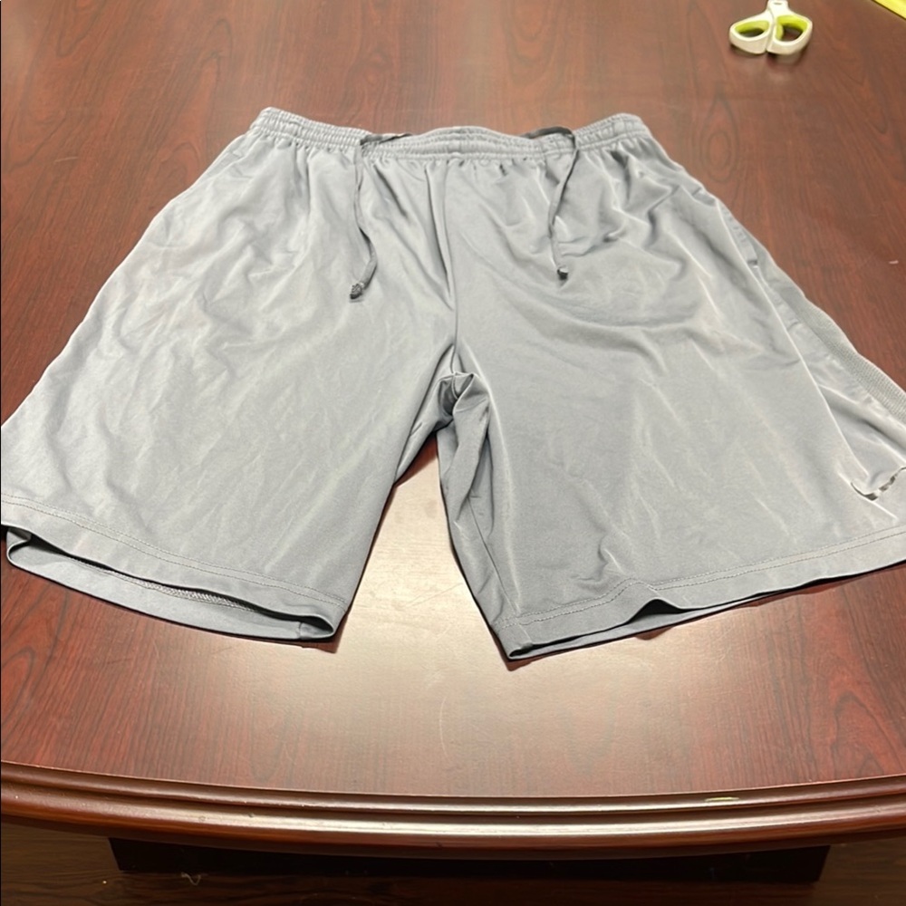 RN# 56323, CA# 05553, ike Dri-FIT Gray Athletic Shorts